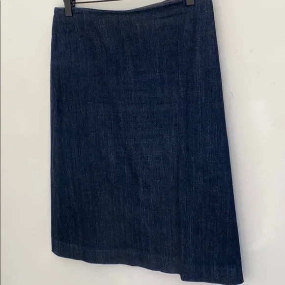 GAP blue jean midi skirt, Size 2 - Picture 3 of 10